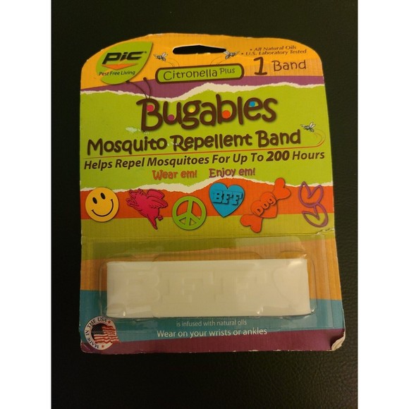 Two Bugables Mosquito Repellant Band - Citronella Plus - Two New 1 Band Packs - Picture 3 of 3